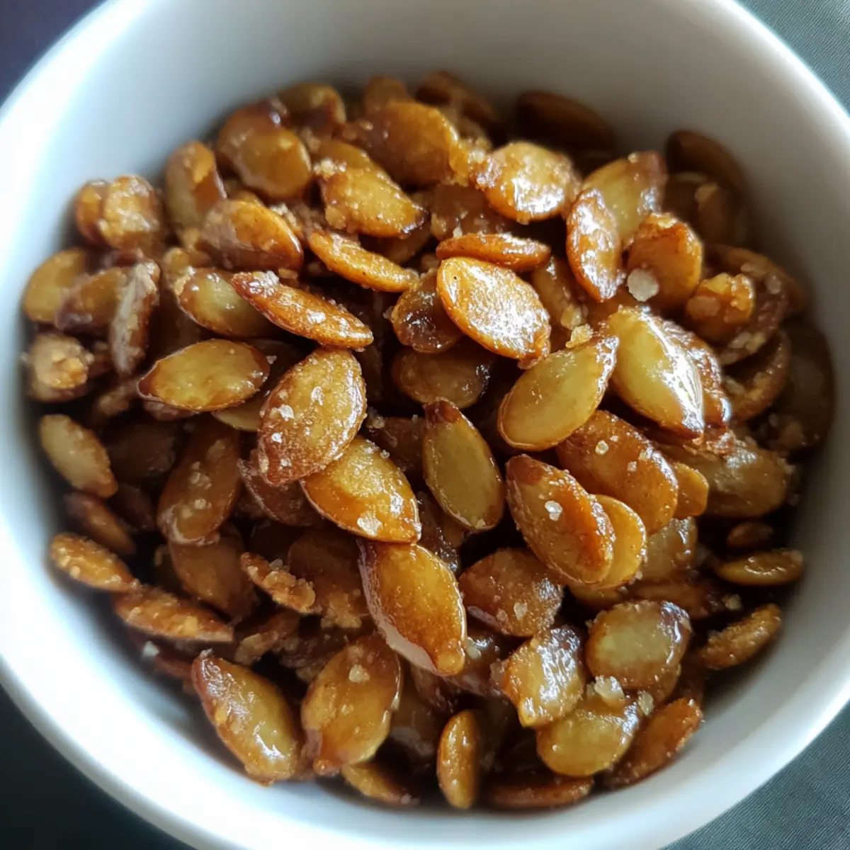 Irresistibly Sweet Candied Salted Caramel Pumpkin Seeds 11