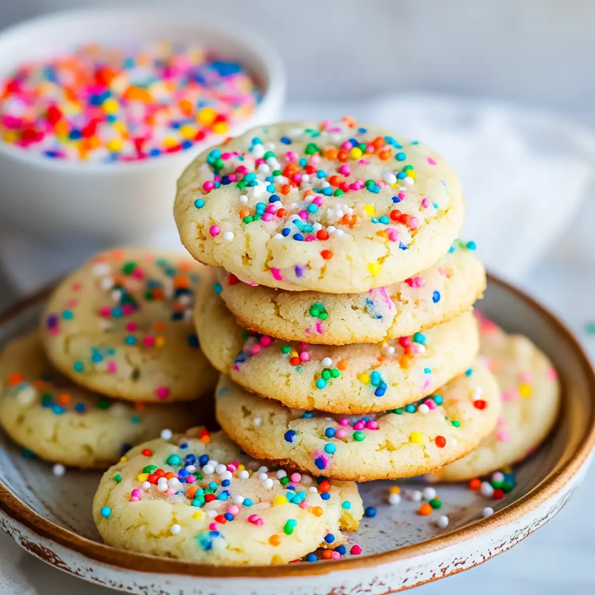 Delightful Soft & Chewy Sprinkle Sugar Cookies for All Occasions 1