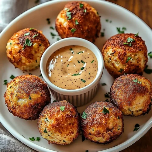 Crispy Reuben Balls with Spicy Thousand Island Dipping Sauce 6 Reuben Balls with Spicy Thousand Island Dipping Sauce