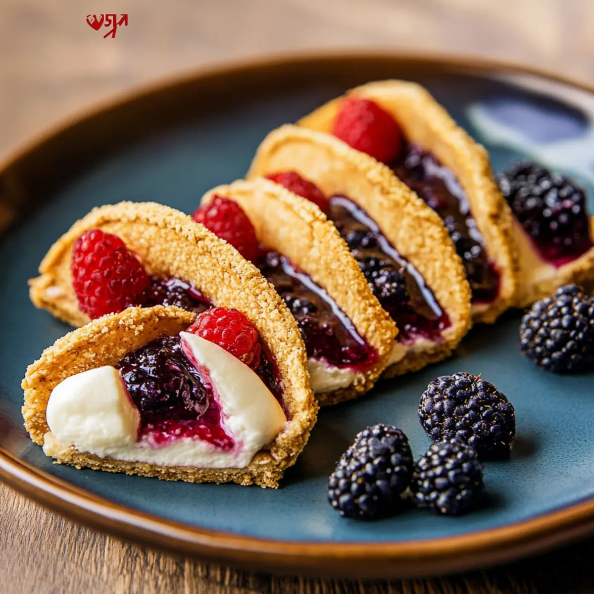 Irresistibly Creamy Berrylicious Cheesecake Tacos Delight 8