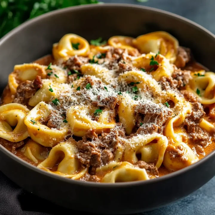 Make Creamy Tortellini Pasta Using Cheesesteak Flavor