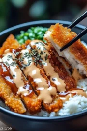 Japanese Katsu Bowls with Tonkatsu Sauce