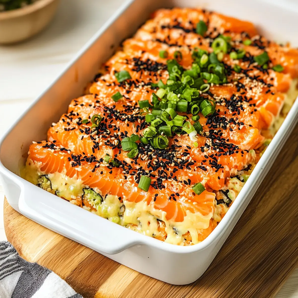 Salmon Sushi Bake (Viral Recipe)
