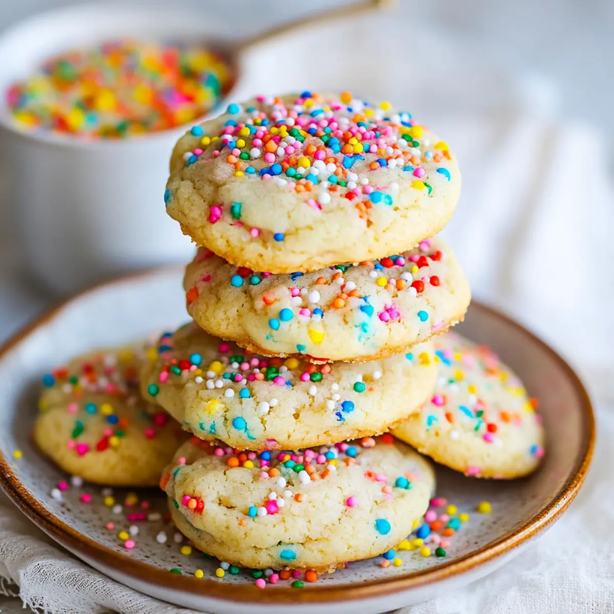 Delightful Soft & Chewy Sprinkle Sugar Cookies for All Occasions 2