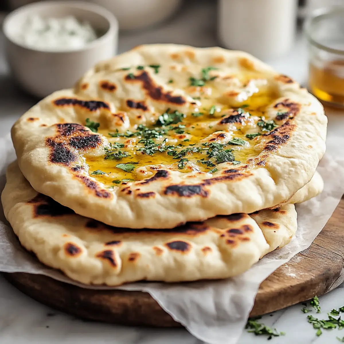 Fluffy Cottage Cheese Garlic Naan: A Savory Homemade Delight 1