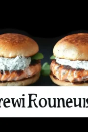 Salmon Burgers with Tzatziki – Fresh, Zesty & Mediterranean-Inspired!