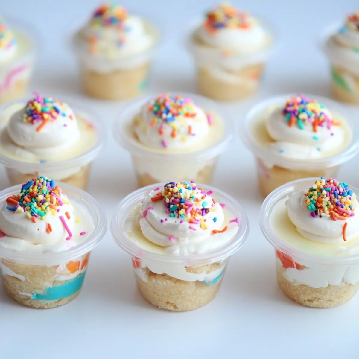 Irresistible No Bake Birthday Cake Dessert Cups for Celebration 32
